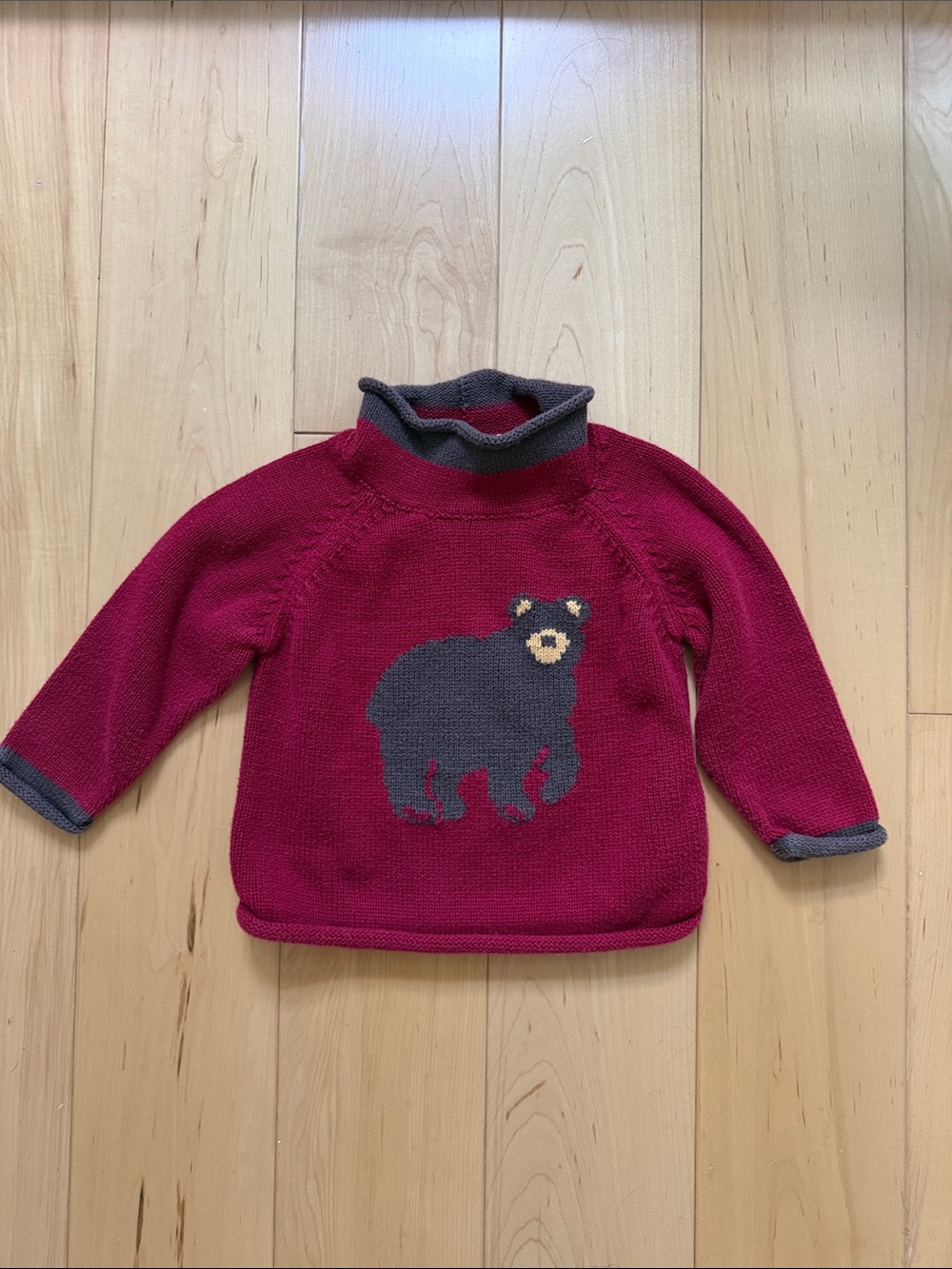 LL Bean Baby Cotton Roll Neck Sweater